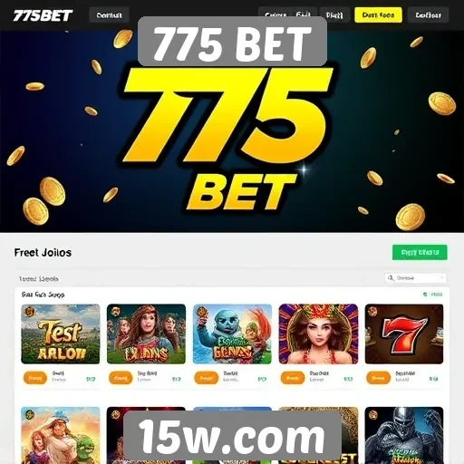Analise das opções de jogos no site 775 BET